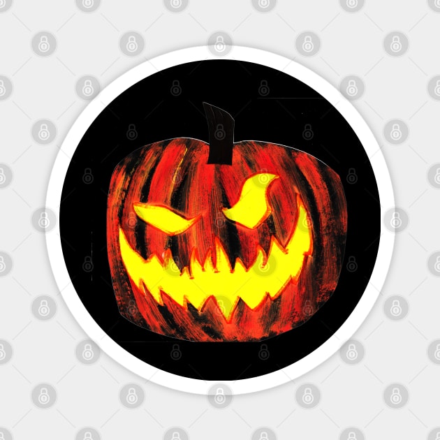 Jack O Lantern Magnet by lucafon18